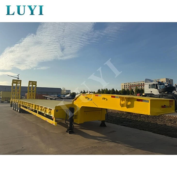 60Ton Container Transport Low-bed Semi-trailer best 60Ton Container Transport Low-bed Semi-trailer best