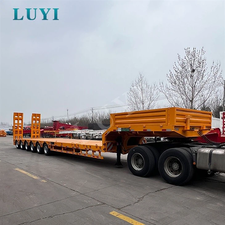 Construction 6 Axle Extendable Low Loader Trailer best