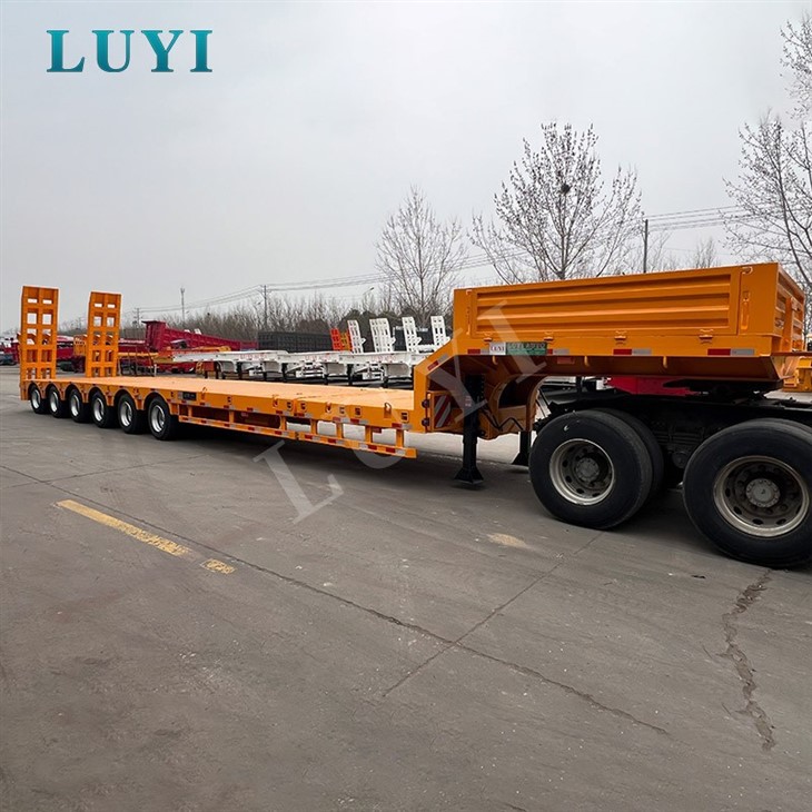 Extendable 6 Axle Low Loader Trailer factory Extendable 6 Axle Low Loader Trailer factory