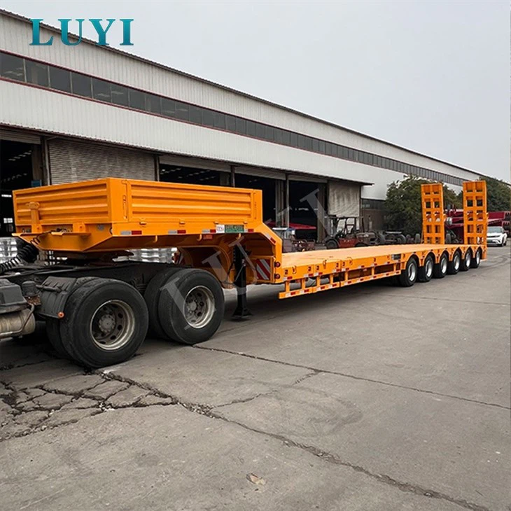 Extendable 6 Axle Lowboy Semi Trailer price