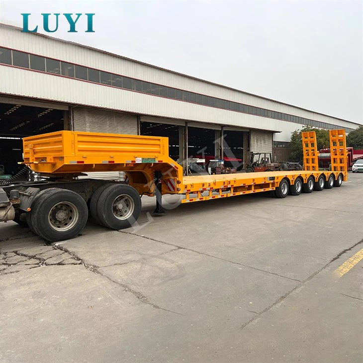 Extendable 6 Axle Lowboy Semi Trailer manufacturers