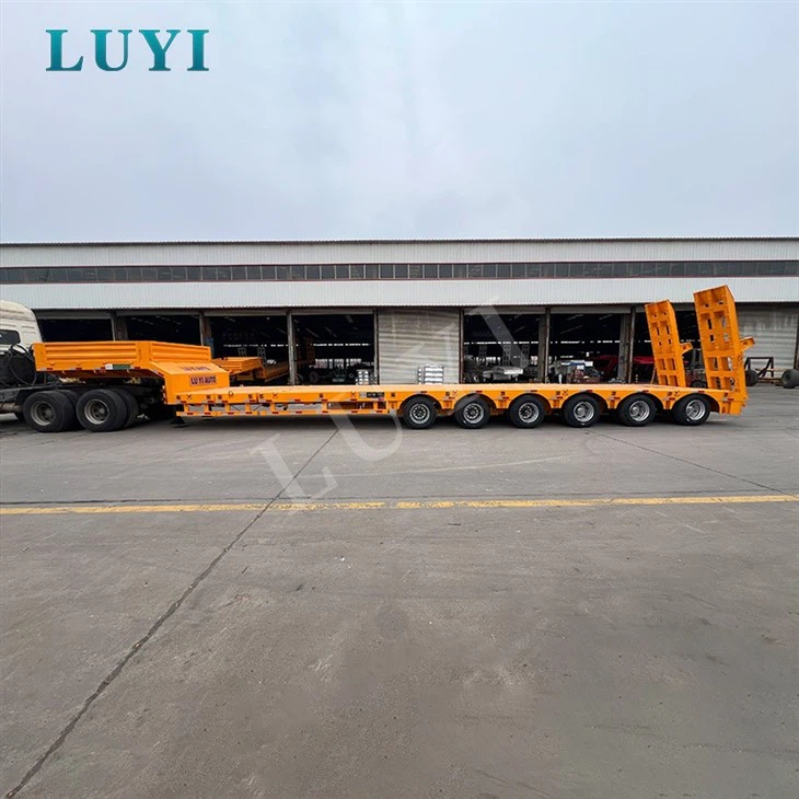 Extendable 6 Axle Lowboy Semi Trailer price