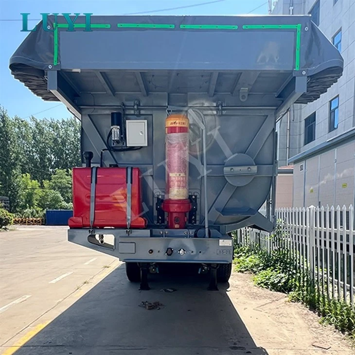 High Quality 3 Axle Tipper Semi Trailer For Construction Bulk Cargo Use factory High Quality 3 Axle Tipper Semi Trailer For Construction Bulk Cargo Use factory